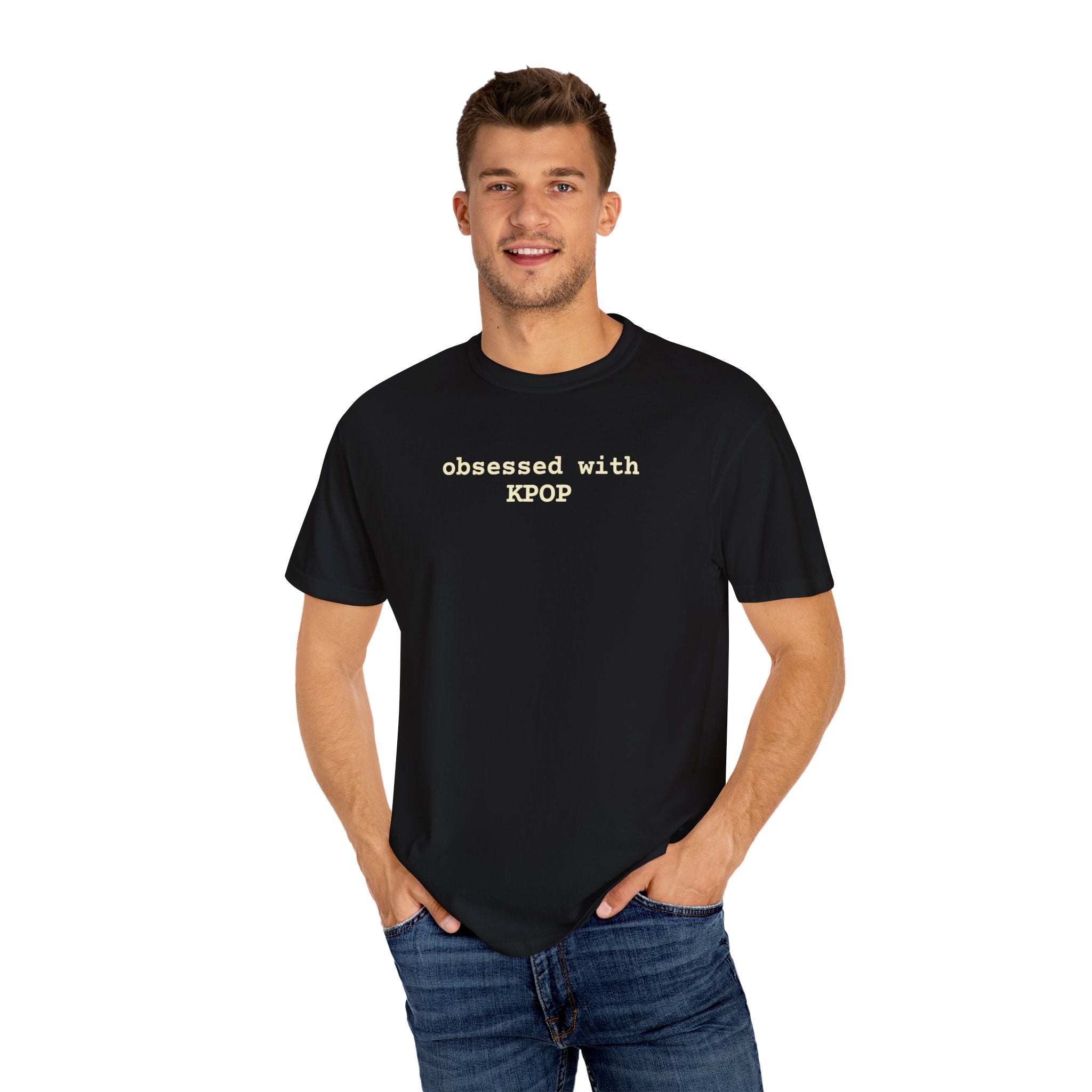 KPOP Obsessed Unisex T-Shirt, Trendy Graphic Tee, Cool Music Lover Gift, Casual Fashion, Perfect for Concerts & Everyday Wear